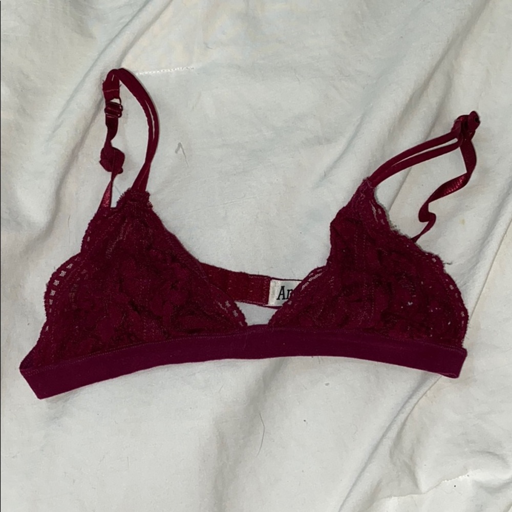 Maroon Bralette